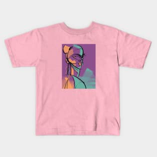 artistic portrait Kids T-Shirt